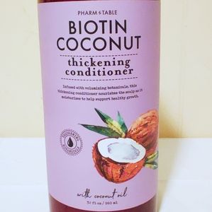 Pharm to Table Biotin Coconut Thickening Conditioner JUMBO 32oz